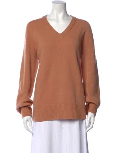 Pre-owned The Row V-neck Sweater In Neutrals