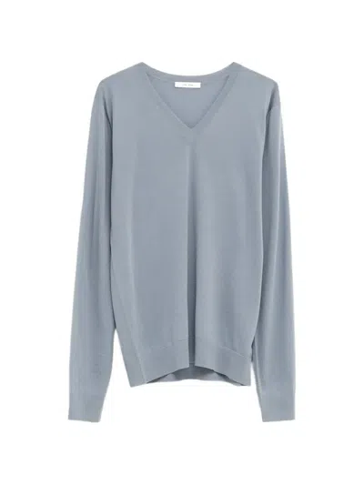 The Row V-neck Sweater In Pattern