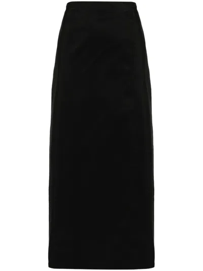 The Row Voice Midi Skirt In Black