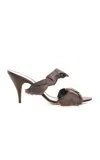 The Row Voluptas High Heel Sandal In Brown