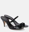The Row Open-toed High-heeled Sandals In Black