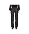 The Row Waistband Loop Casual Pants In Black