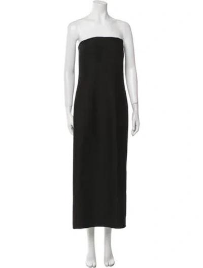 Pre-owned The Row Ward Long Dress W/ Tags In Black