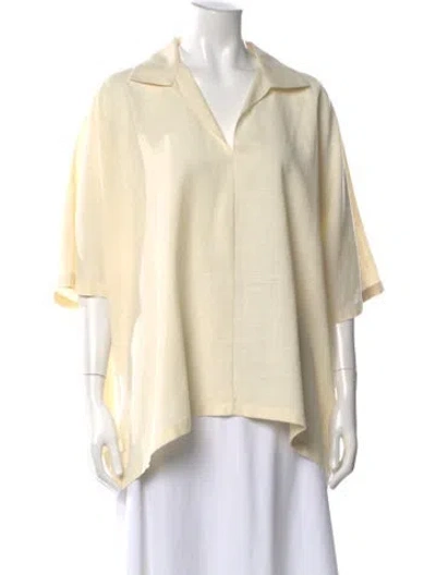 Pre-owned The Row Wen Wool Top In Neutral