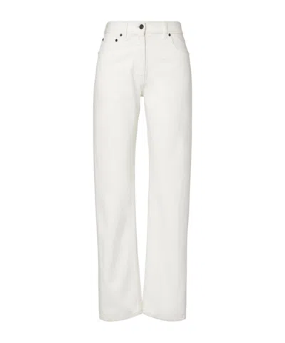 The Row Wesler Cotton Jersey T-shirt In White