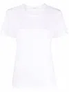 The Row Calibi Brushed Cotton Silk Jersey T-shirt In White