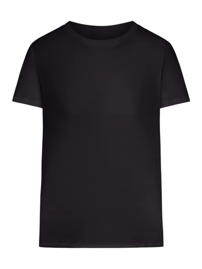 The Row Wesler Cotton T-shirt In Black