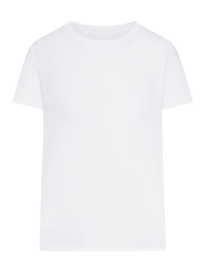 The Row Wesler Cotton T-shirt In White