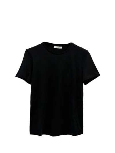 The Row Wesler Cotton T-shirt In Black