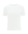 The Row Ivory Cotton Oversize T-shirt In White