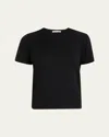 The Row Wesler Short-sleeve Cotton Jersey T-shirt In Black