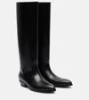 The Row Western Leather Knee-high Boots