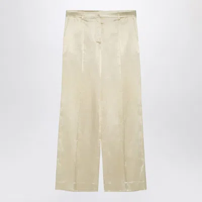 The Row Milk Coloured Encore Trousers In White