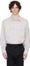 The Row White & Gray Feme Shirt