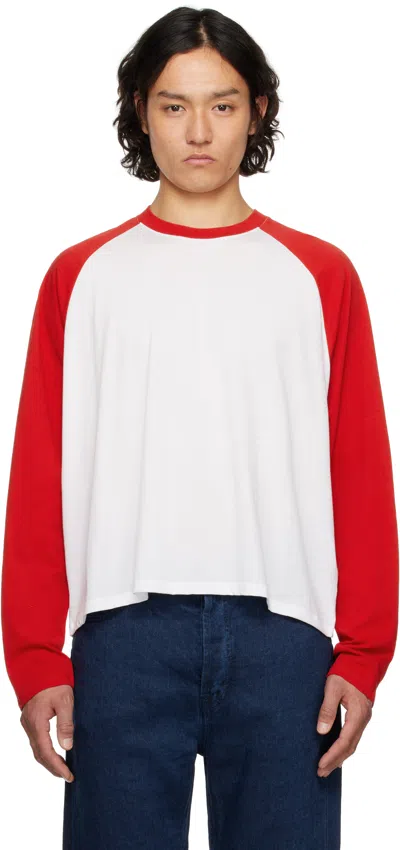 The Row Jameson Organic Cotton-jersey T-shirt In Red