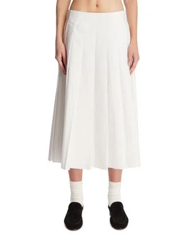 The Row White Barta Skirt