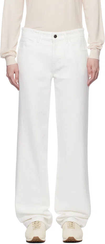 The Row White Carlyl Jeans