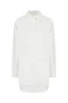 The Row White Cotton Blend Shirt In Multi