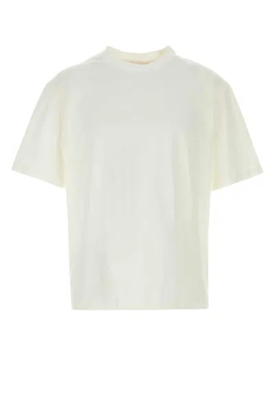 The Row White Cotton Errigal T-shirt In Neutral
