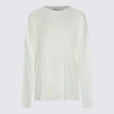The Row White Cotton Floris Top