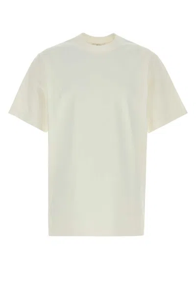 The Row Steven Cotton Crew Neck T Shirt In White