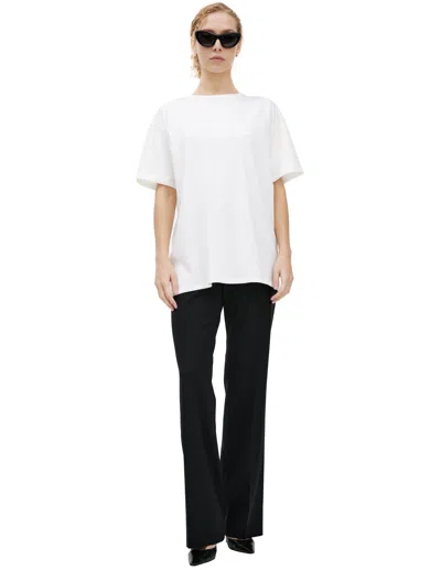 The Row White Cotton T-shirt