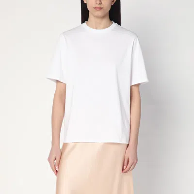 The Row Florie Cotton-jersey T-shirt In White