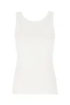 The Row Essentials Frankie Organic Cotton-jersey Tank In White