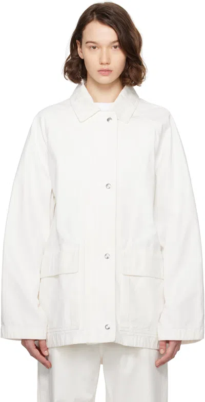 THE ROW WHITE ELODIANNA JACKET