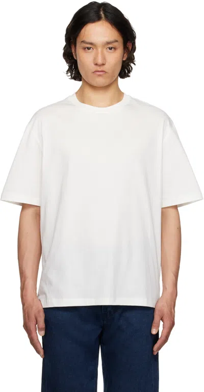 The Row White Errigal T-shirt In Wht White