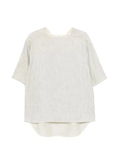 The Row White Hamza Blouse