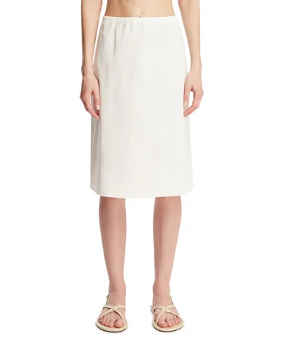 The Row White Ivera Skirt