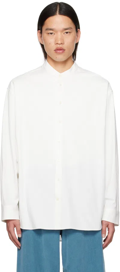The Row White Kiki Shirt In Wht White