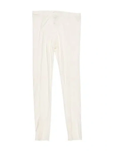 Pre-owned The Row White Leggings W. Tags