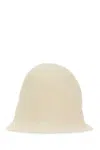The Row Cappello Da Pescatore Jashi In Misto Lino Bianco Donna In White