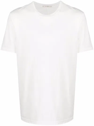 The Row Finished-edge Cotton T-shirt In White