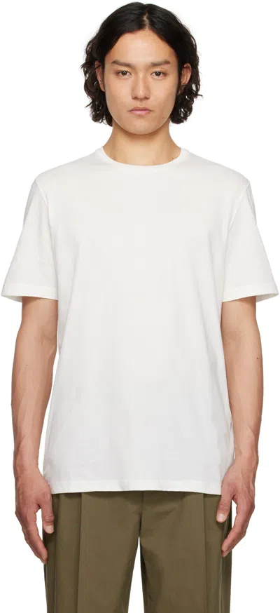 The Row Luke Soft Supima Cotton Jersey T-shirt In White
