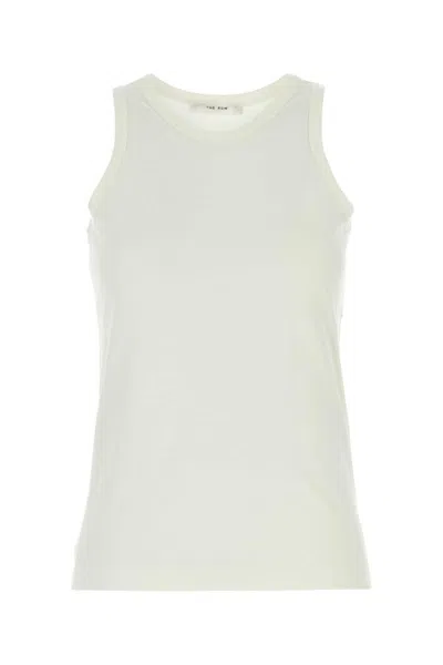 The Row Formosa Fine-knit Tank Top In White