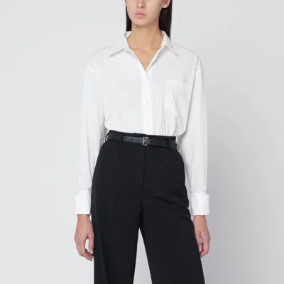 The Row White Ment Cotton Shirt