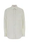 The Row White Regular Solid Shirt In White