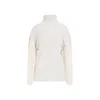 The Row Dua Ribbed Sweater In White