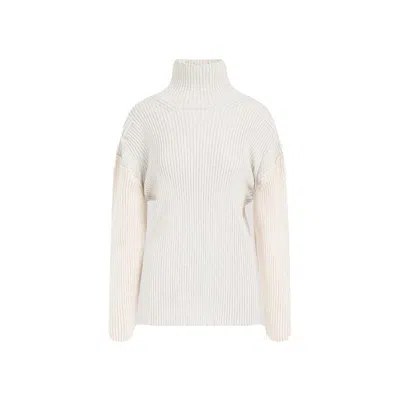 THE ROW THE ROW WHITE PORCELAIN CLAY COTTON DUA TOP