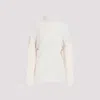 THE ROW WHITE PORCELAIN CLAY COTTON DUA TOP