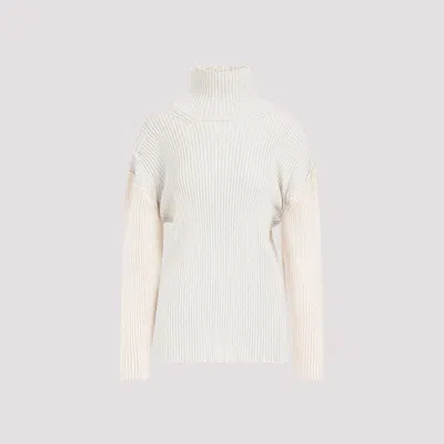 THE ROW WHITE PORCELAIN CLAY COTTON DUA TOP