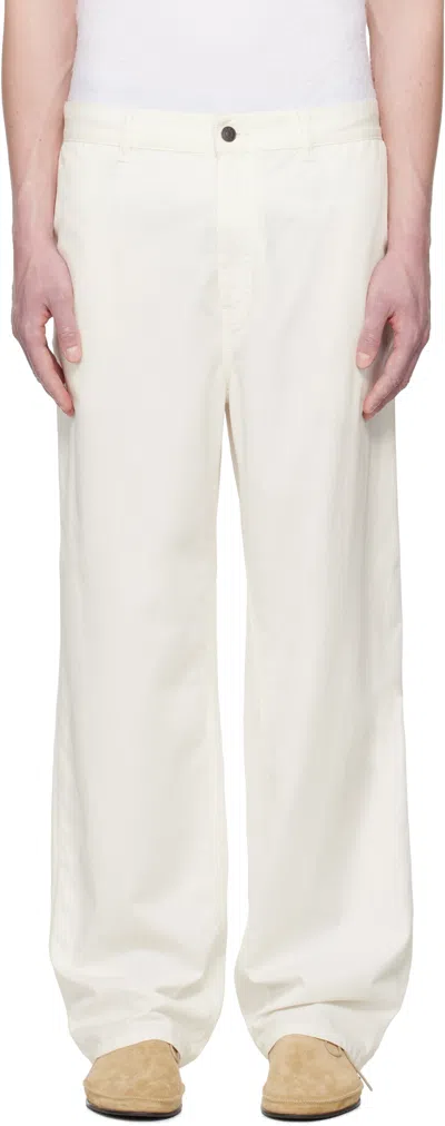The Row White Sankuro Trousers