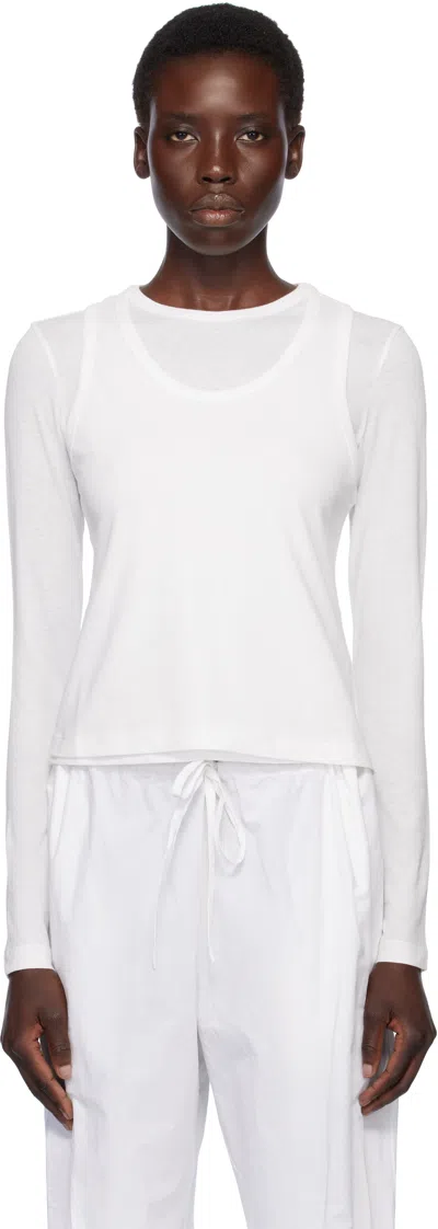The Row White Seruni T-shirt