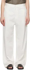 The Row White Sharka Trousers