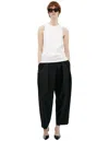 The Row White Silk Top In White