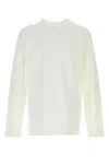 The Row White Solid Crew Neck T-shirt In White