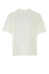 The Row White Solid Crew Neck T-shirt In White
